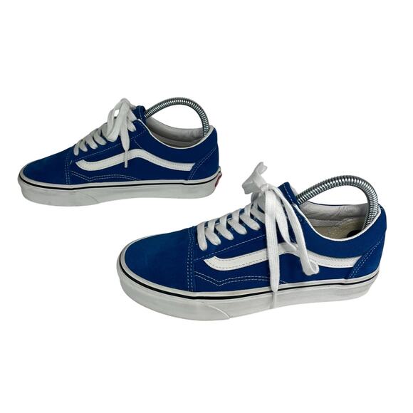 Vans Old Skool Skate Shoes Blue - Picture 4 of 10